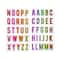 Autocollants de lettres de l'alphabet iridescentes de l’aphabet de Recollections